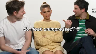 Challengers cast being the funniest love triangle for 5 minutes | Part 2