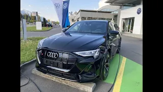 Audi E-Tron S Optikpaket Schwarz