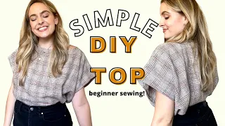 The Easiest Shirt I've Ever Made! | Burda Beginner Basic Top Tutorial