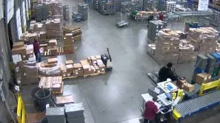 Pallet jack crash