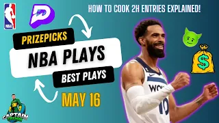 NBA PrizePicks Today | Best 5 Plays | Thursday | 5/16/2024 | Fantasy Sports