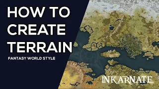 How to Create Terrain (Fantasy World) | Inkarnate Stream