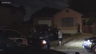 Man shot three times at front door