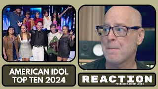 American Idol top 10 2024 - Producer Reaction