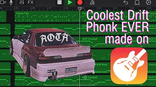 Probably the COOLEST Drift Phonk ever made on GarageBand IOS | GarageBand ID