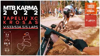 MTB Karma 2022 - Tapeliai XC Full Onboard 2022 05 15