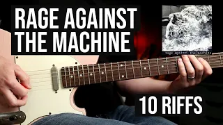 Top 10 Riffs - Rage Against The Machine - 30th Anniversary!