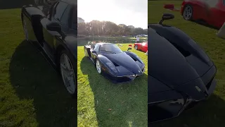 Feast your eyes on this blue Ferrari Enzo, one of only two in the world in this mesmerizing color.