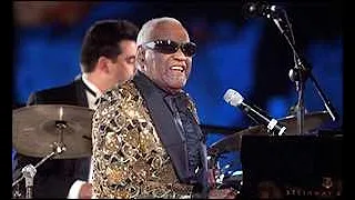 Ray Charles sings Georgia On My Mind at first concert to ever be at the Colosseum in Rome.