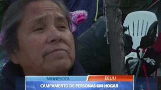 CAMPAMENTO PARA PERSONAS SIN HOGAR EN EEUU