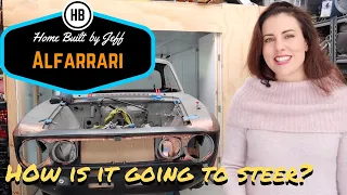 How is it going to steer? - Ferrari engined Alfa 105 Alfarrari build part 45