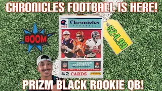 2021 NFL Chronicles Football Blaster Box Review! Prizm Black Rookie QB!!