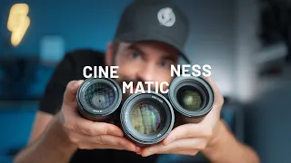 3 Epic [Budget] LENSES for Cinematic Video | Sony A7IV / A7III / A7S III / FX3