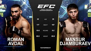 Constant pressure | EFC 42: Mansur Djamburaev vs Roman Avdal