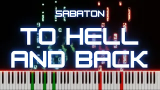 To Hell And Back - Sabaton | Piano Cover by xZeron