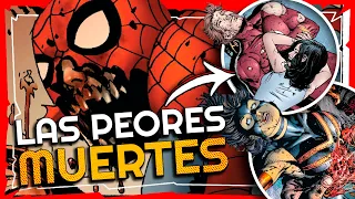 Las 10 MUERTES MÁS BRUTALES en los COMICS | Marvel y DC