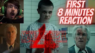 Netflix Stranger Things 4 The First 8 Minutes FULL REACTION *OH MY GOD ELEVEN KILLS THEM ALL!!!!*
