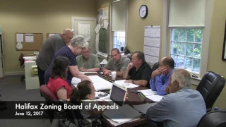Halifax Zoning Board of Appeals June 12, 2017