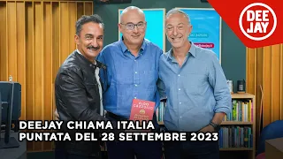 Deejay Chiama Italia - Puntata del 28 settembre 2023 / Ospite Aldo Cazzullo