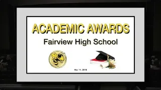 2019 5 14 EVENT FVHS Academic Awards