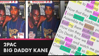 2Pac ft. Big Daddy Kane - Wherever U R - Lyrics, Rhymes Highlighted (407)