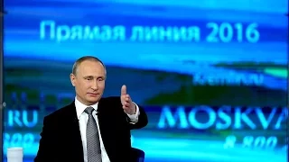 Прямая линия с Владимиром Путиным - 14.04.2016