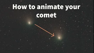 How to do an animation timelapse of a comet in Siril