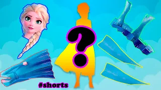 Wrong Body Elsa Frozen 2 ㅣ Wrong Heads Puzzle Disney Princess ㅣ Celebrities Elsa and Anna #shorts