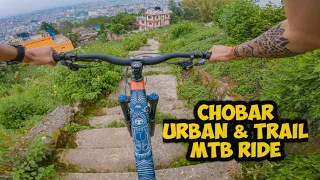 Solo MTB ride to CHOBAR, Lalitpur @sumantmg4616 | Mountain Biking Nepal  | Subscribers Ride Soon ❤️