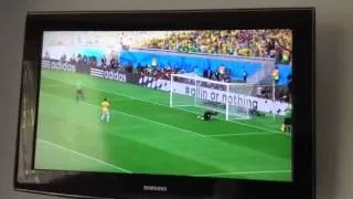 Brazil vs Chile World Cup penalty shoot out