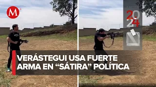 Calma, calma: Eduardo Verástegui pide que no tomen "literal" su video disparando