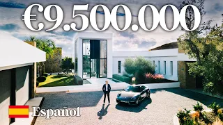 Dentro de una MEGA CASA moderna de €9.500.000 en primera línea de golf en Marbella | En Español