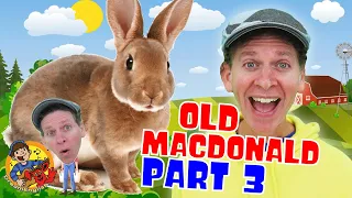 Old MacDonald Had A Farm  Part 3 | Rabbit, Chicken, Goat | Dream English Kids