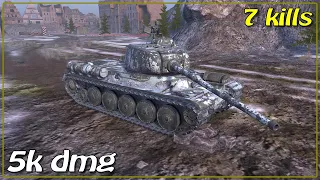 Object 244 • 7 frags • 5k dmg • WoT Blitz