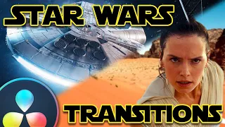5 FAST & SIMPLE Star Wars WIPE TRANSITIONS In Davinci Resolve