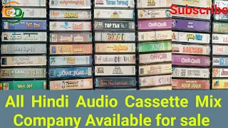 ALL  audio hindi mix company master  cassette available for sale phone no. 6394164178. 21 March 2024