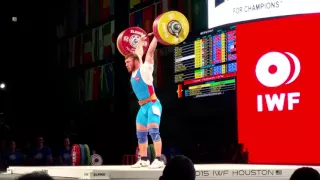 Apti Aukhadov (RUS), 212 kg, Clean & Jerk, Bronze