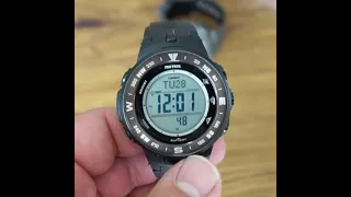 Casio Pro Trek PRG330 watch unboxing! Altimeter, Barometer, Compass, Thermometer!