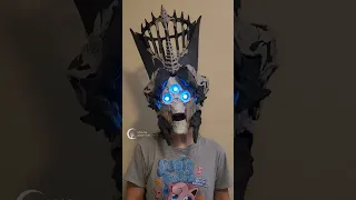 Creating a mechanical mask for Savathûn cosplay from Destiny 2