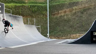 Bad crash at the skatepark and comp in France!