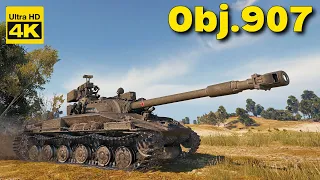 World of Tanks 7 Kills 9k damage Object 907 | 4K Video | - My battle My rules