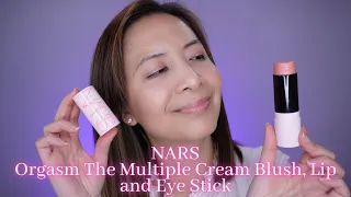 NARS Orgasm The Multiple Cream Blush, Lip and Eye Stick Review | Tiana Le
