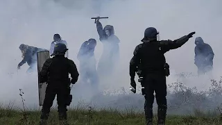 Rally in support of ZAD occupants in Notre-Dame-des-Landes