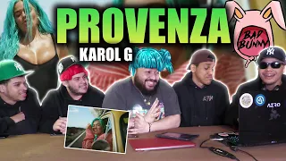 PROVENZA - KAROL G (Official Video) OTRO JUNTE CON BAD BUNNY?! 🐰 (REACCION#36) OVELTIME TV