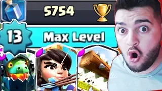 JOC PE CONTUL CU LOCUL 1 IN ROMANIA - 6000 TROFEE - CLASH ROYALE !