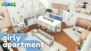 GIRLY APARTMENT | No CC | The Sims 4 Stop Motion Build