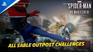 SPIDER-MAN Remastered | All Sable Outposts Quest (All Challenges Complete)