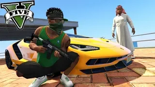 ГАНГСТЕР УГОНЯЕТ МАШИНУ АРАБСКОГО ШЕЙХА в GTA 5! МОДЫ ГТА 5