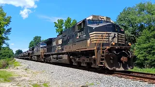 NS 9817 Leads Norfolk Southern Train 053 At Carlisle SC On The NS W Line