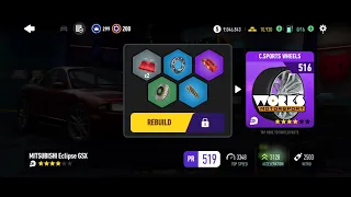 NFS No Limits | Mitsubishi Eclipse GSX | Stage 4 Maxed